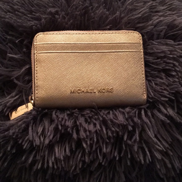 MICHAEL Michael Kors Handbags - A Gold Michael Kors ZIP Around Wallet MICHAEL Michael Kors Handbags - A Gold Michael Kors ZIP Around Wallet